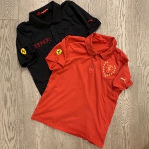 Two Ferrari Puma Polo Shirts - Bundle Deal